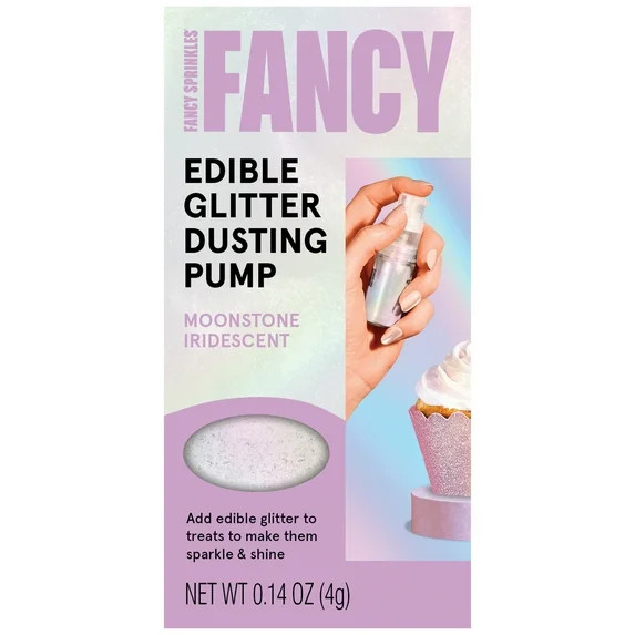Fancy Sprinkles Moonstone Iridescent Fancy Edible Glitter Dusting Pump, 0.14 oz | Walmart (US)