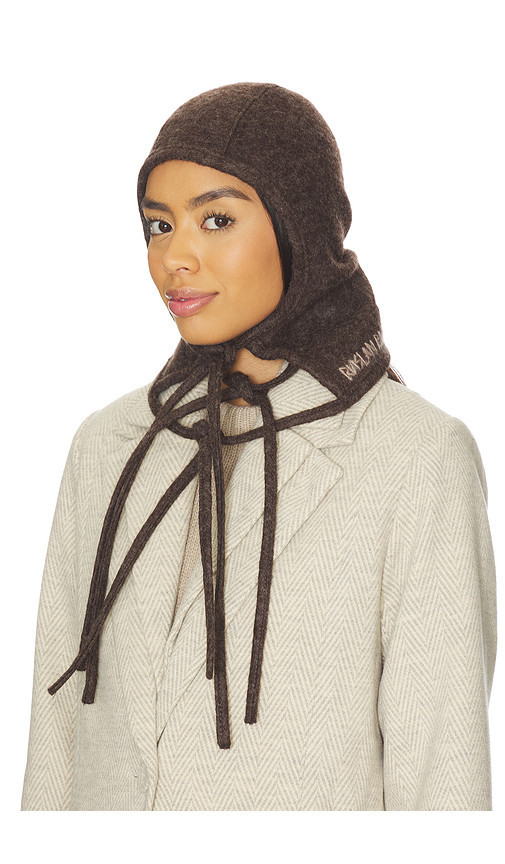 Ruslan Baginskiy Balaclava Hat in Brown. Size all. | Revolve Clothing (Global)