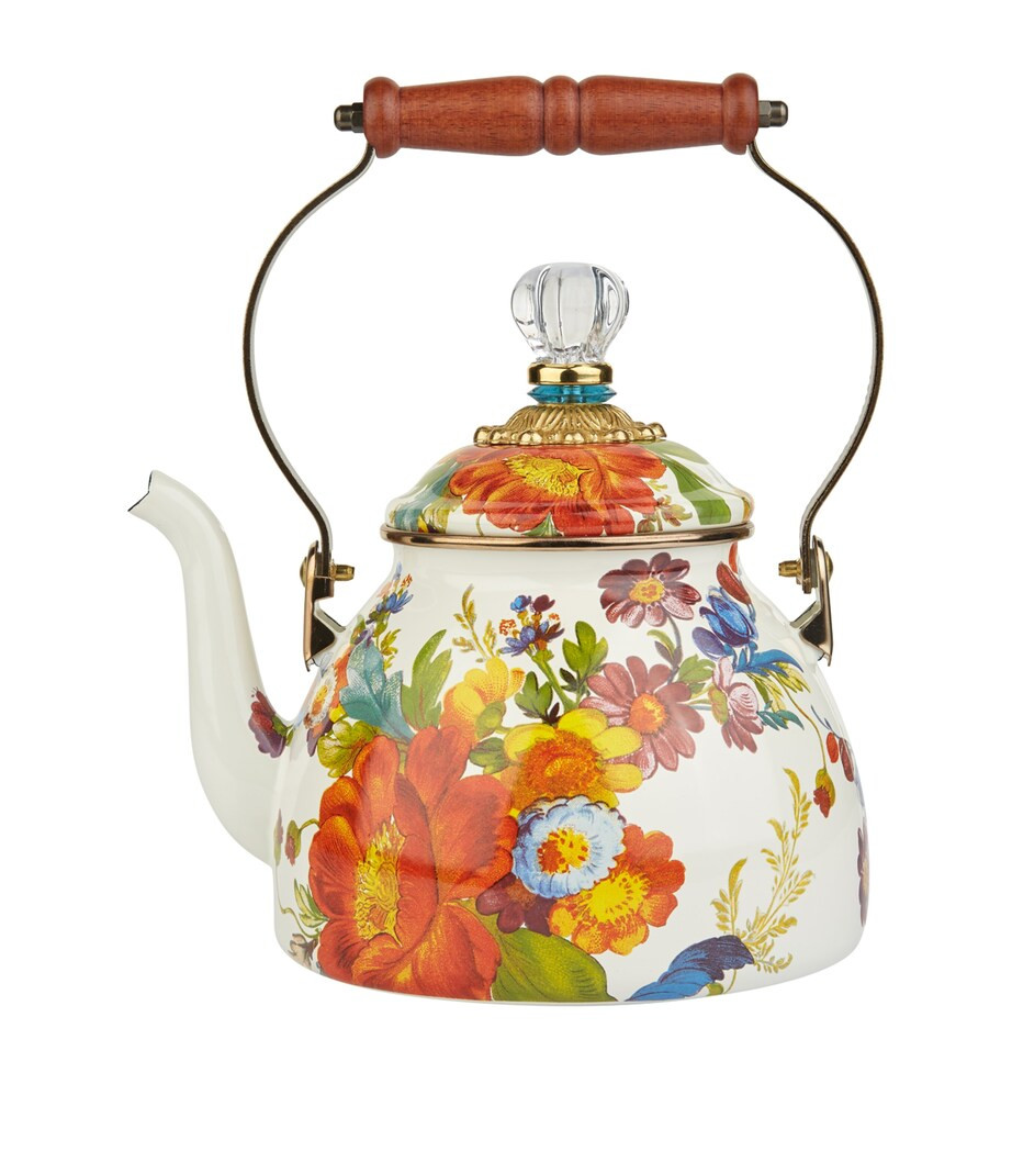 Enamel Flower Market Tea Kettle | Harrods