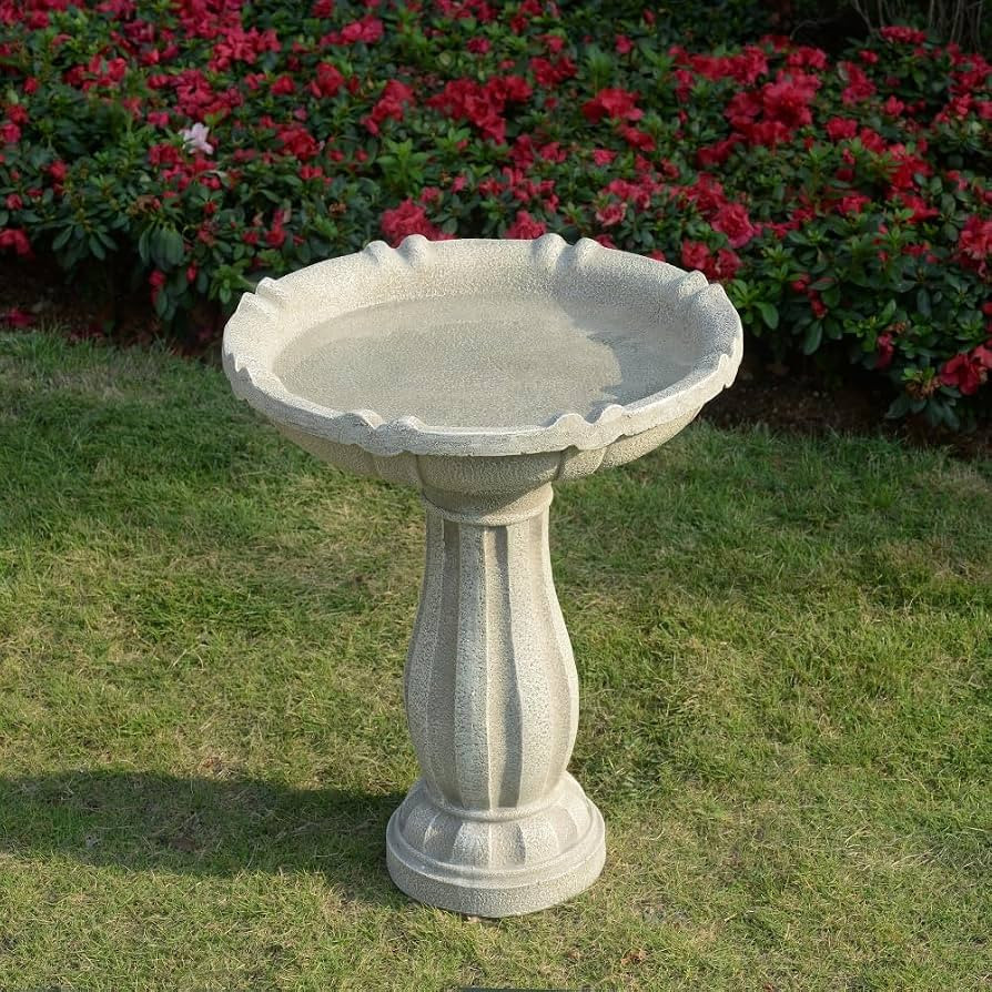 Premium Weather-Resistant Bird Bath for Outdoors - Lightweight and Durable - Enhance Your Garden ... | Amazon (US)