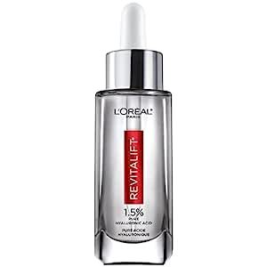 Amazon.com: L’Oreal Paris 1.5% Pure Hyaluronic Acid Serum for Face with Vitamin C from Revitali... | Amazon (US)