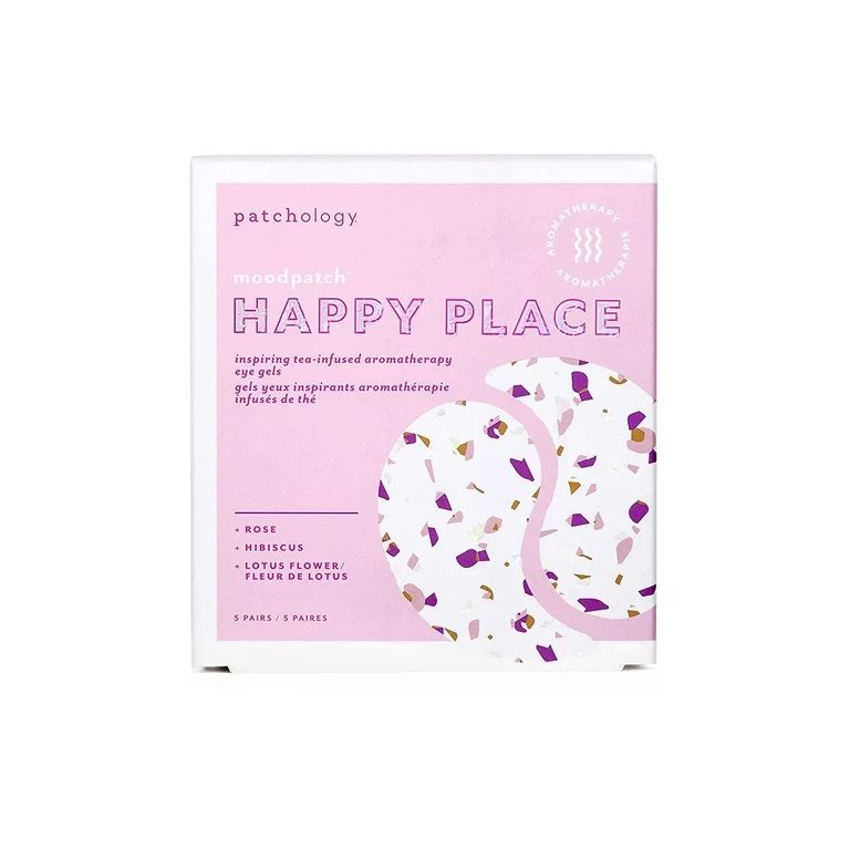 Patchology Moodpatch Happy Place Puffiness and Wrinkles Reducer Eye Masks Gel, 5 Pack | Walmart (US)