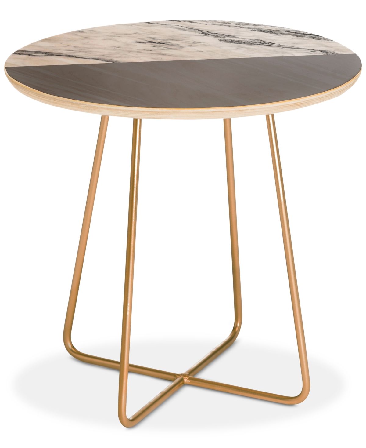 Deny Designs Kelly Haines Gray Round Side Table | Macys (US)