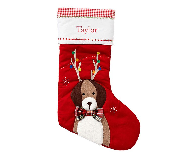 Quilted Christmas Stocking Collection | Pottery Barn Kids
