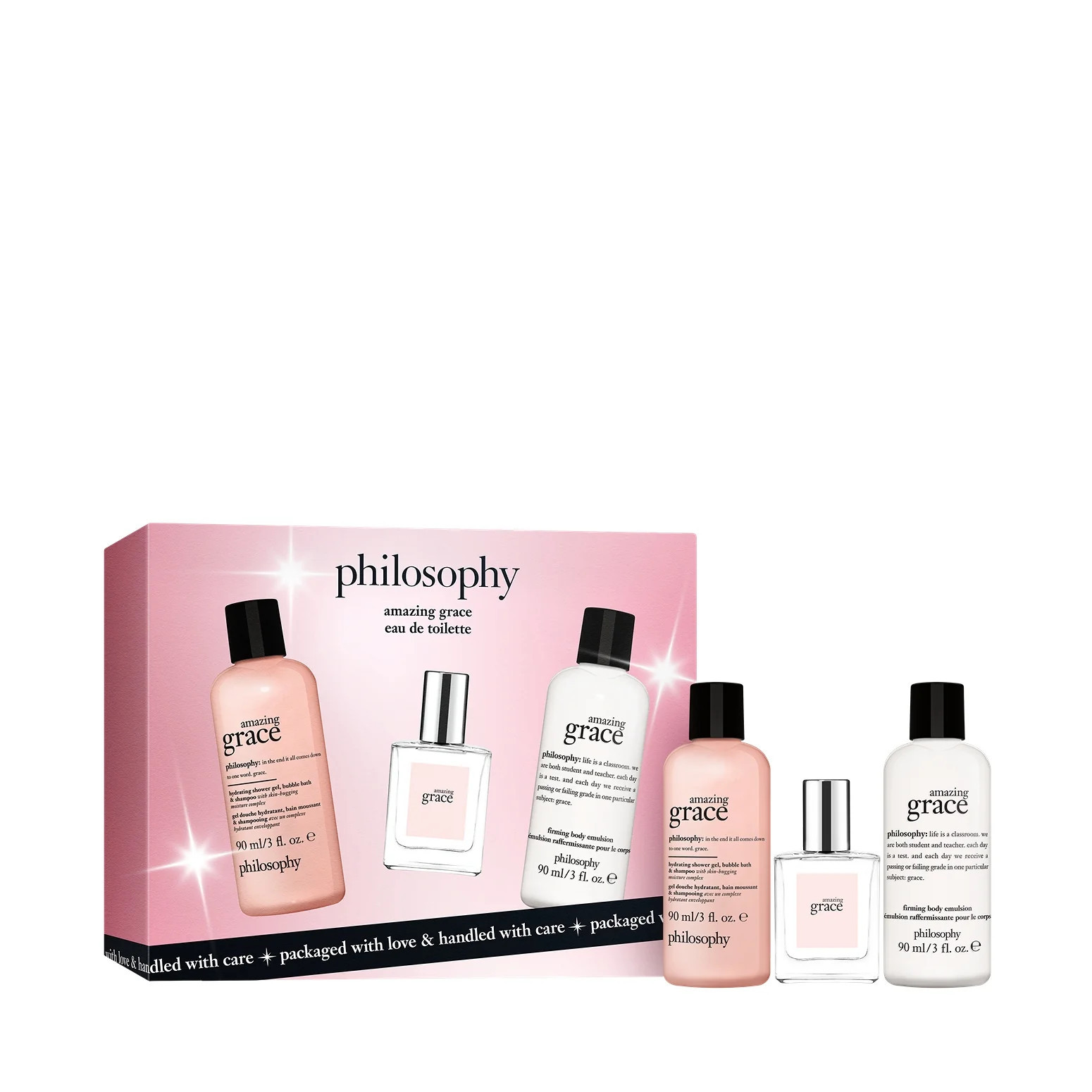 Amazing Grace 3-piece Travel Gift Set - Floral - 3pc - Gift Set - Philosophy | Philosophy