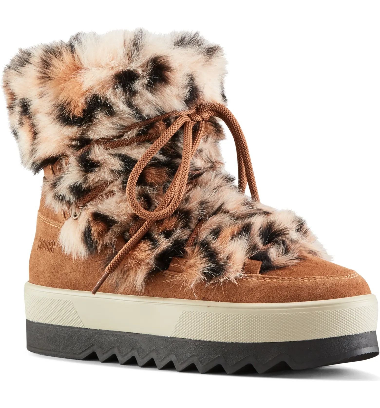 Vanity Faux Fur Trim Waterproof Bootie | Nordstrom