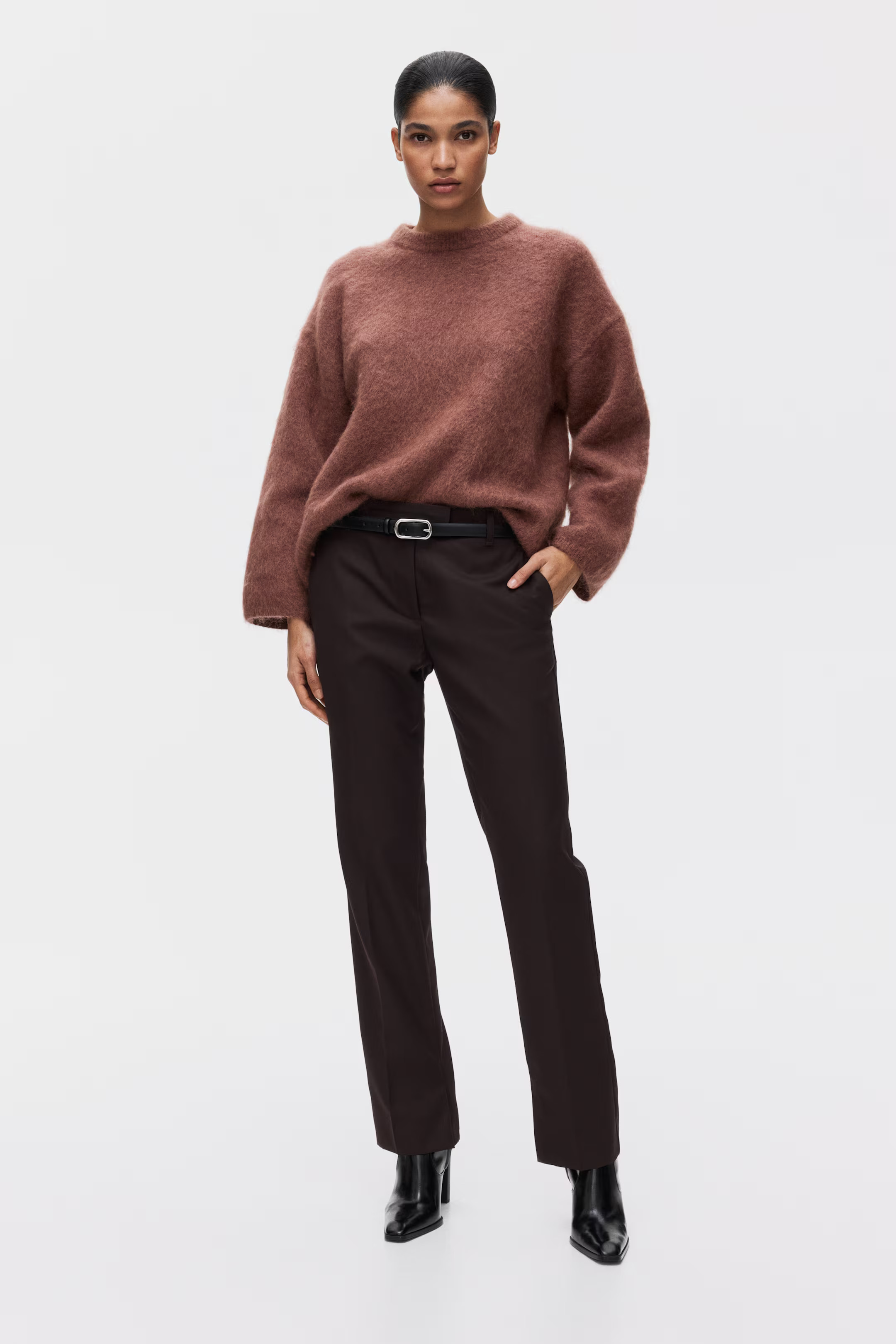 Oversized mohair-blend jumper | H&M (UK, MY, IN, SG, PH, TW, HK)