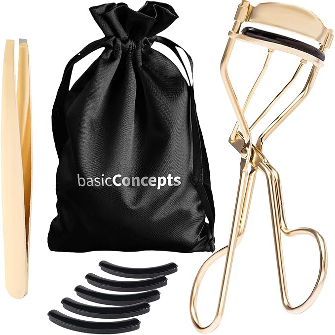 Eyelash Curlers Kit (Gold), Premium Lash Curler for Perfect Lashes, Universal Eye Lash Curler wit... | Amazon (US)