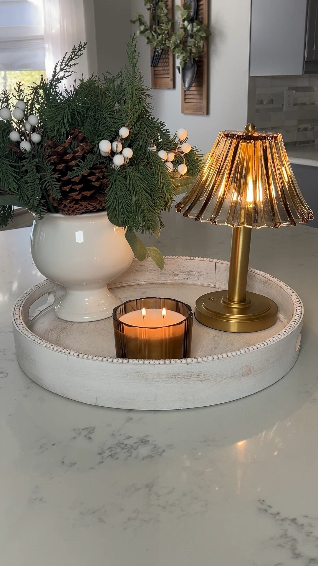 ✨ Easy & Affordable Christmas Vignette ✨
Create a beautiful Christmas vignette that brings instant holiday charm to any space! 🎄 Style your console table, coffee table, or kitchen counter with cozy, budget-friendly pieces like greenery, candles, ornaments, and warm lights. Simple to pull together, but makes your home look effortlessly festive and elegant!
#ChristmasVignette #HolidayDecorIdeas #EasyChristmasDecor #BudgetFriendlyDecor #AffordableChristmasDecor #CozyChristmasStyle #ChristmasHomeDecor #LTKHoliday #SimpleHolidayStyling #ChristmasInspiration

#LTKHoliday #LTKHome