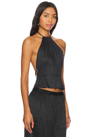 LIONESS Legacy Halter Top in Onyx from Revolve.com | Revolve Clothing (Global)