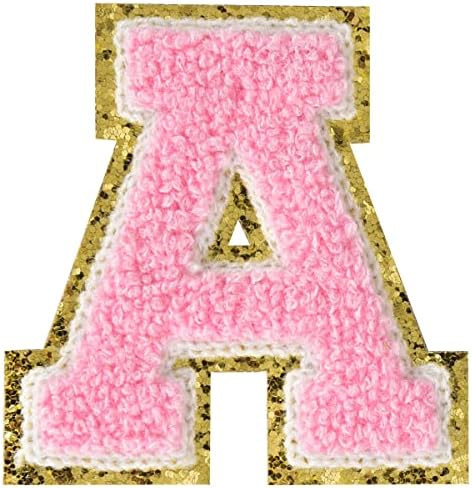 6Pcs Iron on Letters for Clothing Letter Patches Iron on Patches Varsity Letter Patches Chenille Let | Amazon (US)