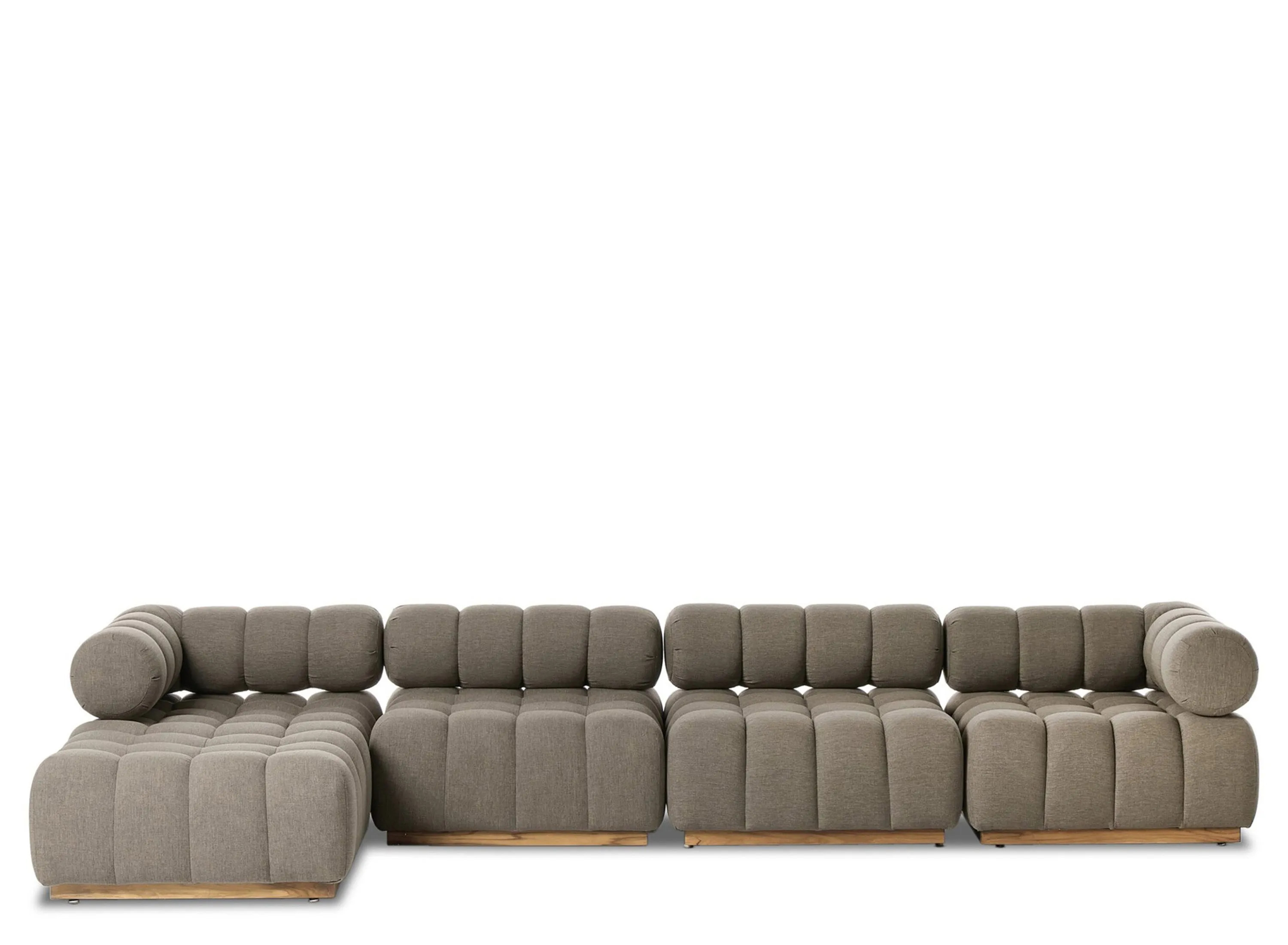 Roma Outdoor Sectional W/ Ottoman 5-pc. | Raymour & Flanigan