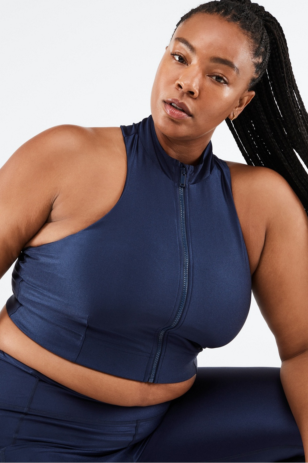 Leilani Zip Front Built-In Bra Tank | Fabletics