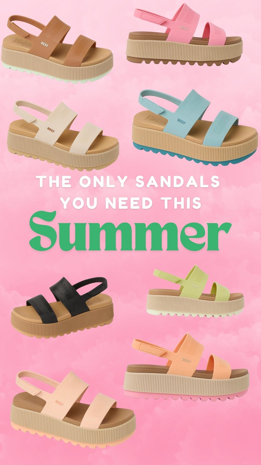 Seriously these Reef platforms are the only sandals you’ll need for summer! They dress up and down. There are water proof and super comfy 👏👏 perfect for beach, pool or chasing kids around 🤪💖😆 

#LTKmomlife #LTKdayinmylife #LTKSwim