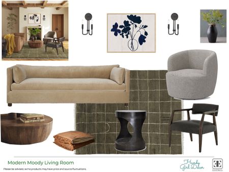 Modern and Moody Living room inspired by Lulu and Georgia 

#LTKstyletip #LTKhome
