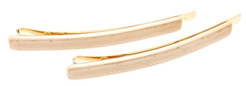 France Luxe Bobby Pin Pair on Gold Wire - Gold Voella | Amazon (US)