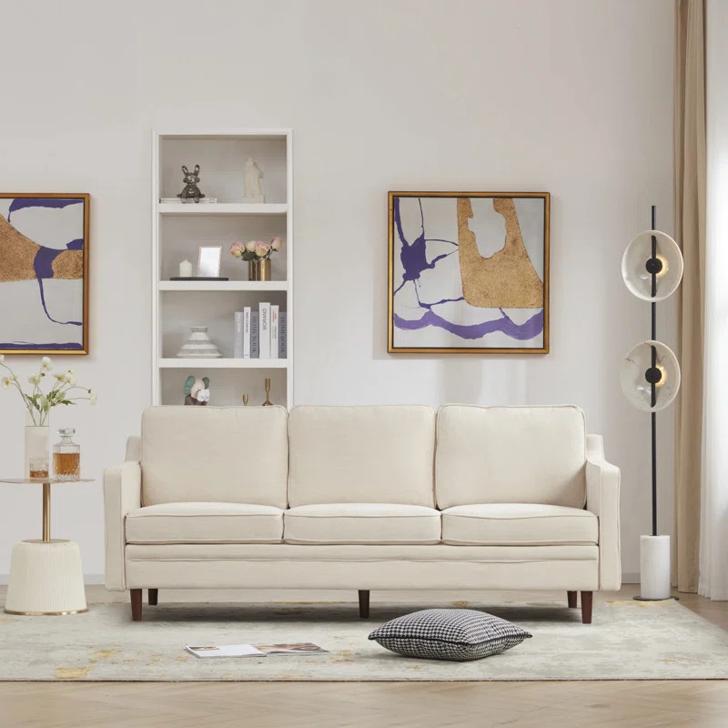 Azriah 80.31'' Upholstered Sofa | Wayfair North America