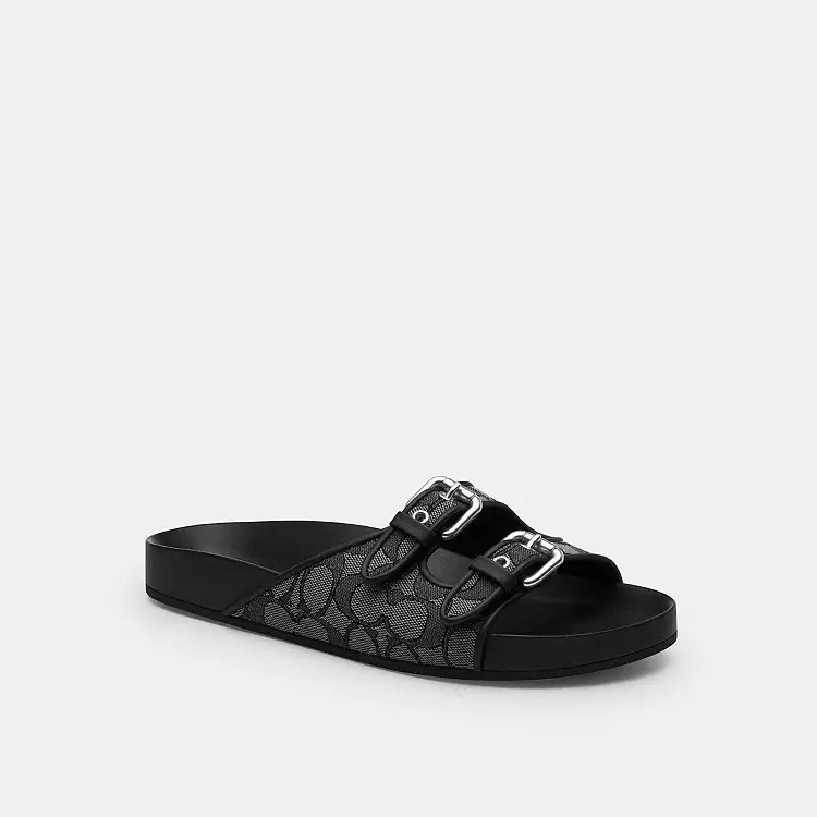 Two Band Buckle SandalIn Signature Jacquard | Coach (US)
