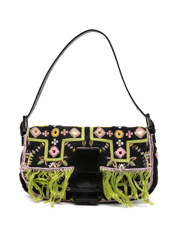 1998-2004 Baguette beaded-embellished shoulder bag | Farfetch Global