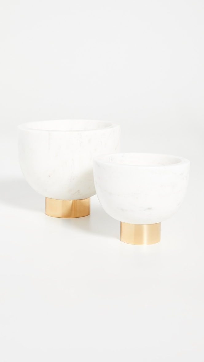 Set of 2 Marble Bowls | Shopbop
