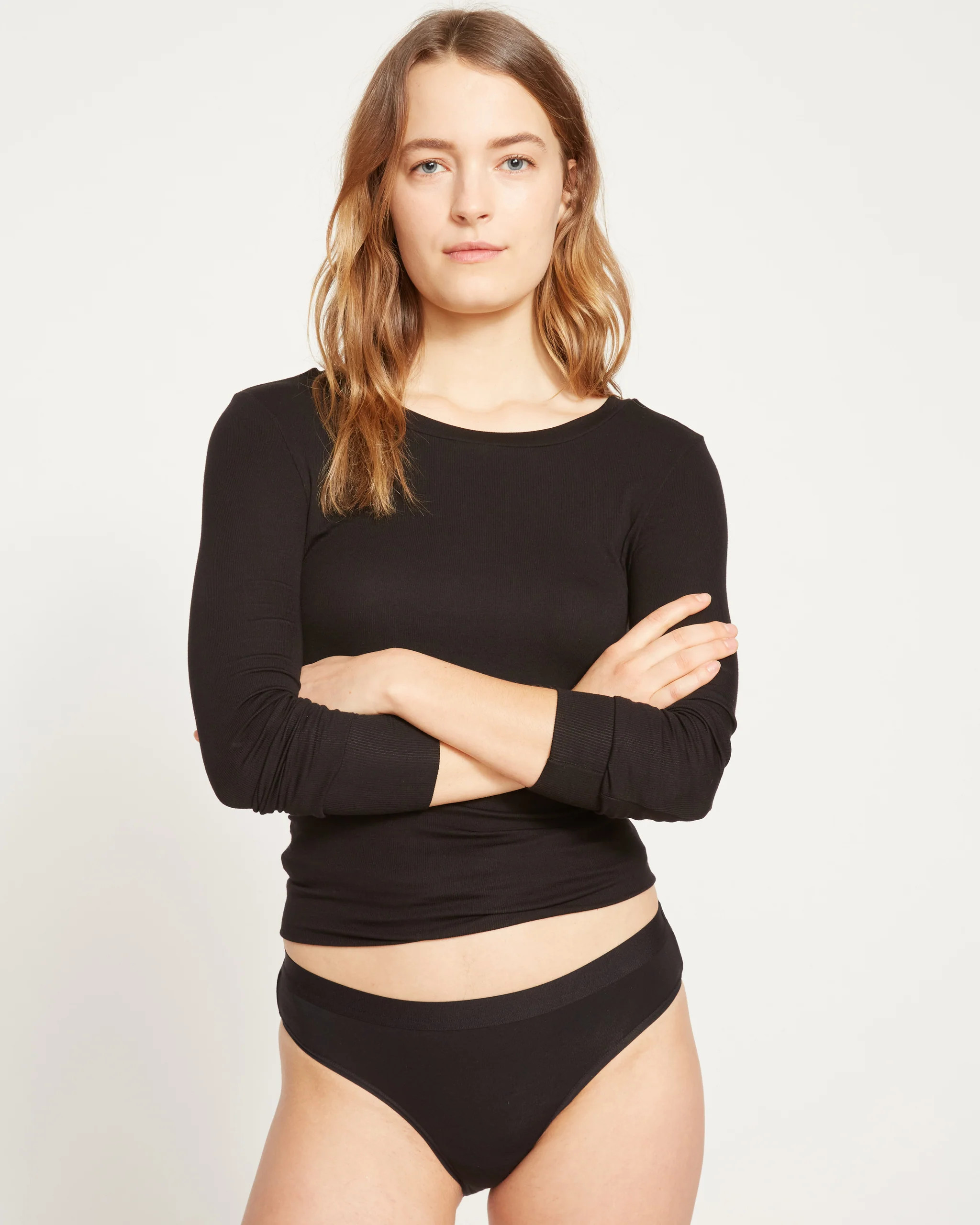 UltimateS Mid Rise Bikini - Black | Universal Standard