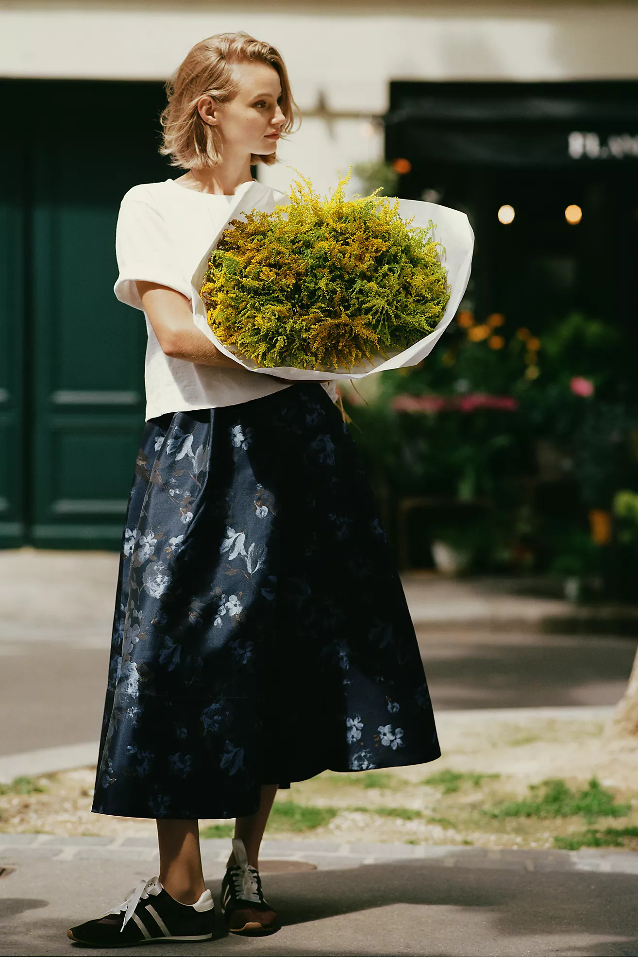 The Corey Short-Sleeve Boxy Tee by Maeve | Anthropologie (US)