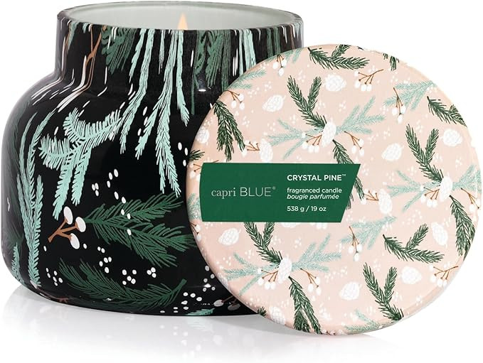 Capri Blue Crystal Pine Scented Candle - Pattern Play Signature Holiday Candle - Luxury Soy Wax B... | Amazon (US)