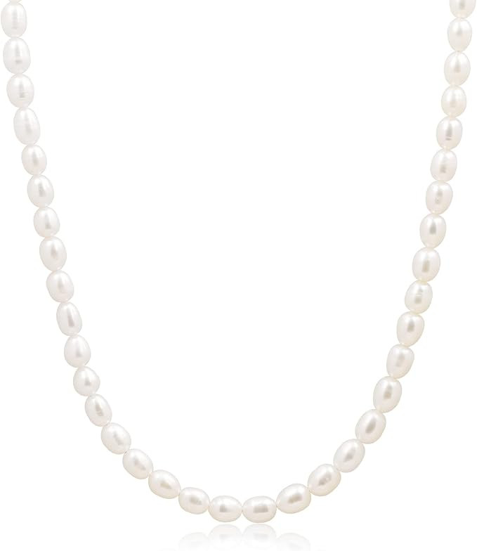 COAI Women's Men's Freshwater Pearl Beaded Strand Necklace | Amazon (CA)