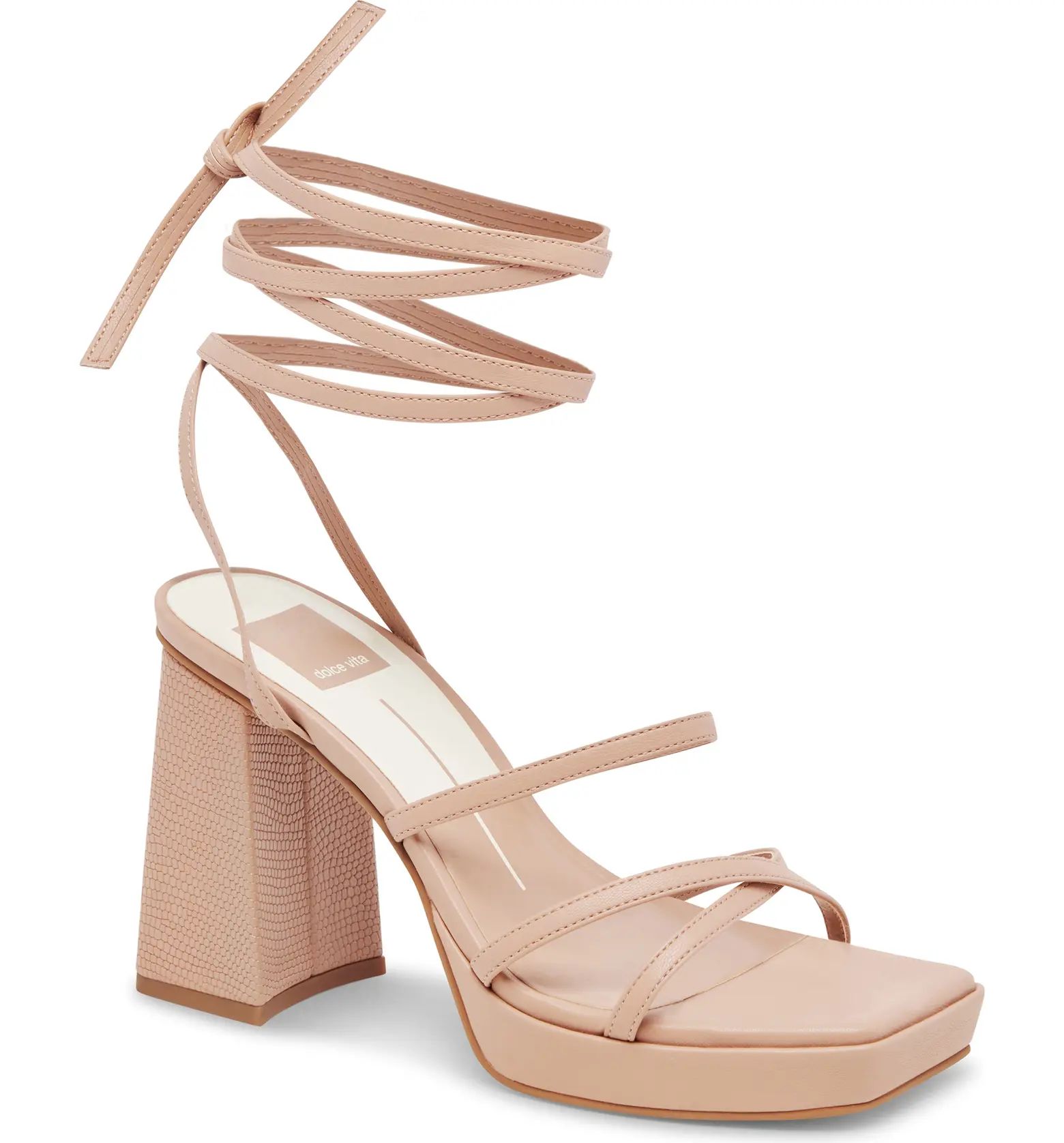 Dolce Vita Amanda Ankle Tie Block Heel Sandal | Nordstrom | Nordstrom