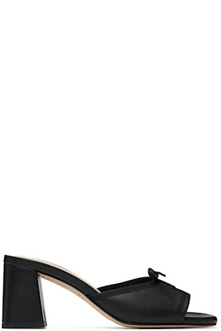 Black Jordana 60 Heeled Sandals | SSENSE