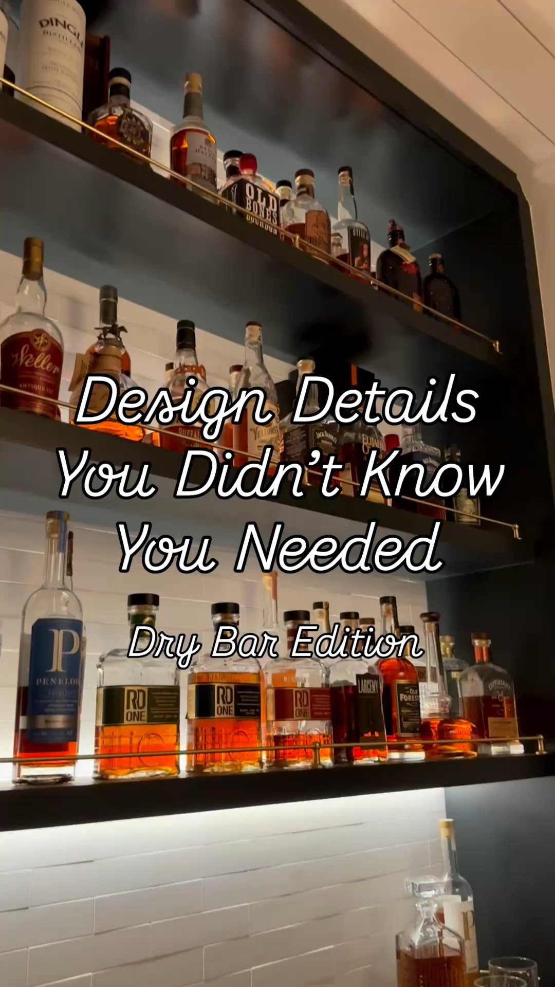 Sharing the details of this dry bar - it’s not about adding more, its about choosing the right details. 

Bar, bar ware, wall art, picture light, home decor, home design, gallery railing, cabinet hardware, cabinet pulls, drawer pulls, home decor, home accessories, home design ideas, home decor ideas, wall art tree, picture light ideas, bar ware ideas, whiskey glasses, lumens, crate and barrel, pottery barn, Amazon 

#LTKootd #LTKHome #LTKSeasonal