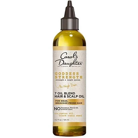 Carol?s Daughter Goddess Strength 7 Oil Blend Scalp & Hair Oil with Castor Oil and Black Seed Oil for Weak Breakage Prone Hair 4.2 fl oz | Walmart (US)