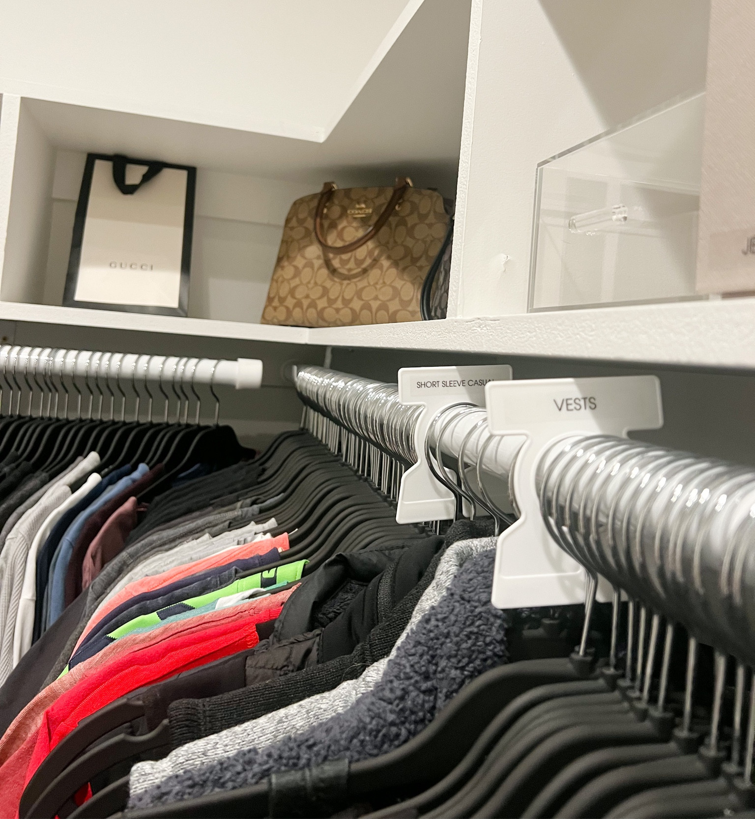 A simple way to keep your clothing organized & separated!

Find these clothing dividers on our LTK today :) 

#clothing #clothingorganization #organized #organization #closet #closetorganization #closetdesign #closetgoals #organizationltk #ltk #ltknew 

#LTKhome #LTKfamily