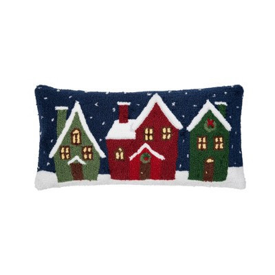 C&F Home Winter Village Hooked Pillow | Target