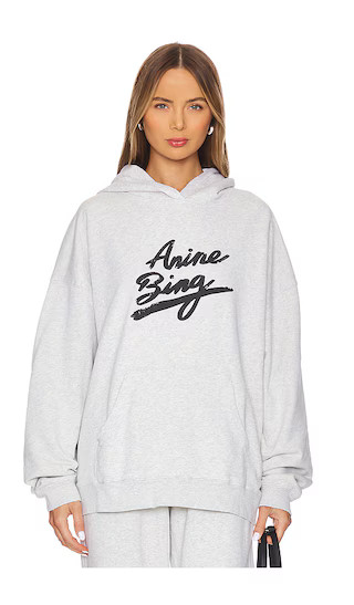 Harvey Sweatshirt Signature in Heather Grey | Revolve Clothing (Global)
