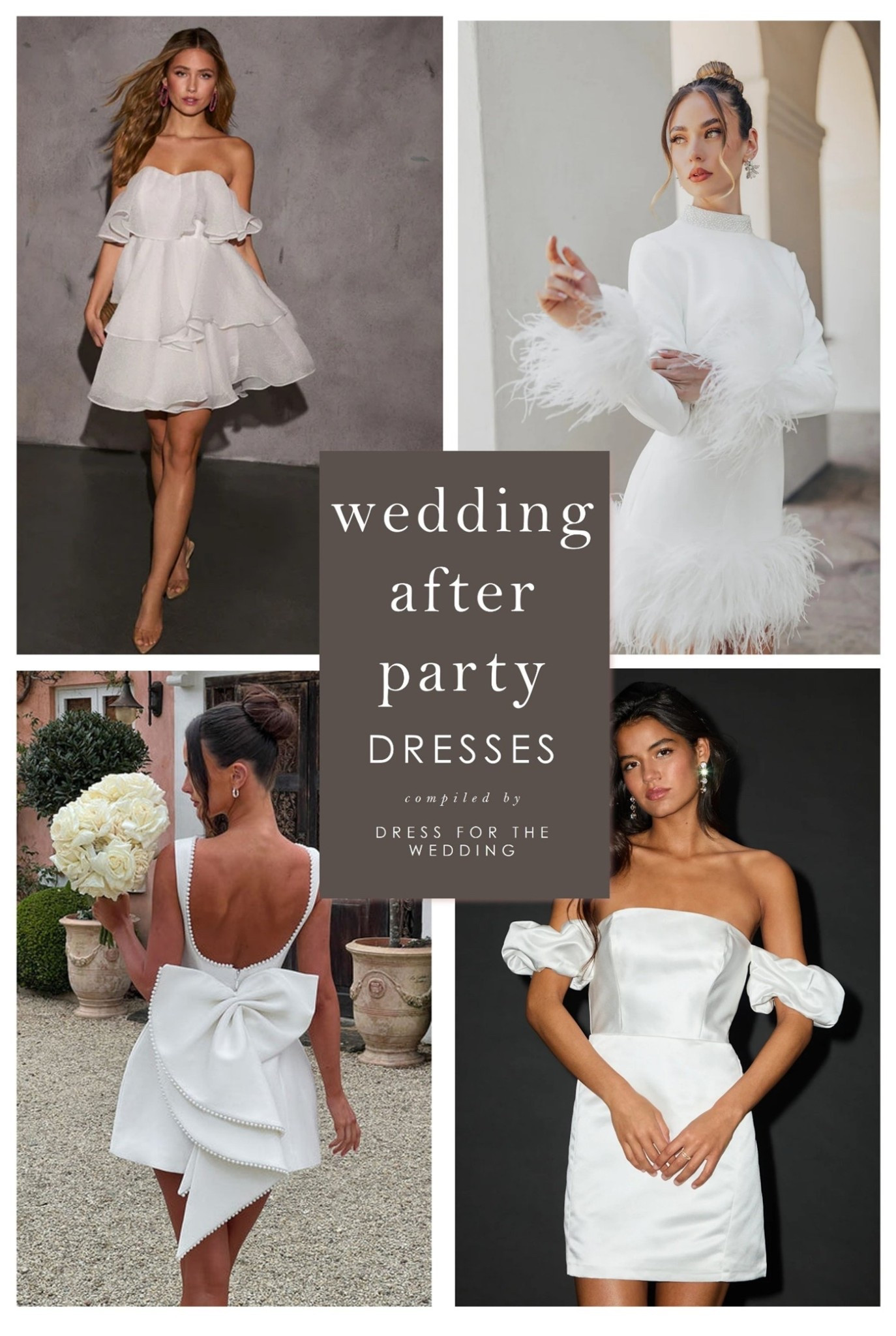 Dress for wedding 
Bride dress Wedding welcome party dress
Wedding after party dress 
Engagement party dress white mini dress
Graduation dress 
White dress
Little white dress 
Bridal dress 
Ivory dress 
Wedding reception dress for bride
White mini dress 
White midi dress 
Bachelorette party dress 
Engaged, planning a wedding or attending several weddings? Dress for the Wedding is a curated wedding shopping site. Follow us on the LIKEtoKNOW.it shopping app to get the product details for this look plus sale alerts on wedding attire, cute dresses under $100, ideas for wedding guest outfits, plus wedding decor and gift ideas! 

#LTKgrwm #LTKWedding #LTKSeasonal