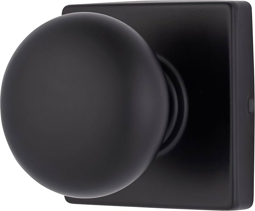 BRINKS – Contemporary Non-Locking Interior Ball Door Knob, Matte Black - Designed for Sleek and... | Amazon (US)