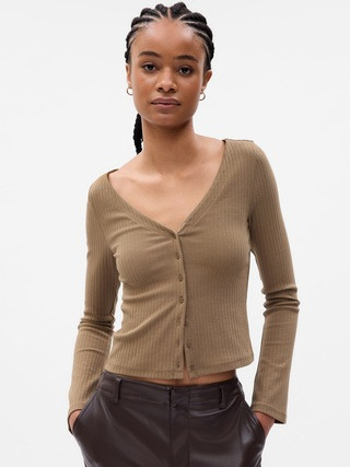 Modern Rib Cardigan | Gap (US)