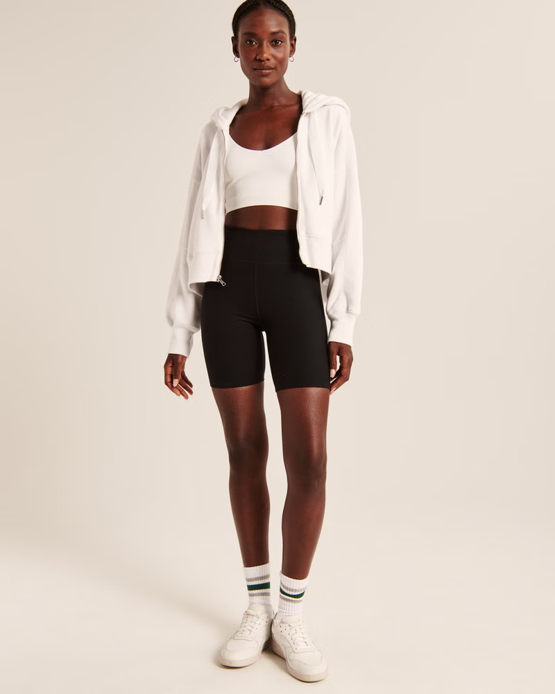 90s Sharkbite Full-Zip Hoodie | Abercrombie & Fitch (US)