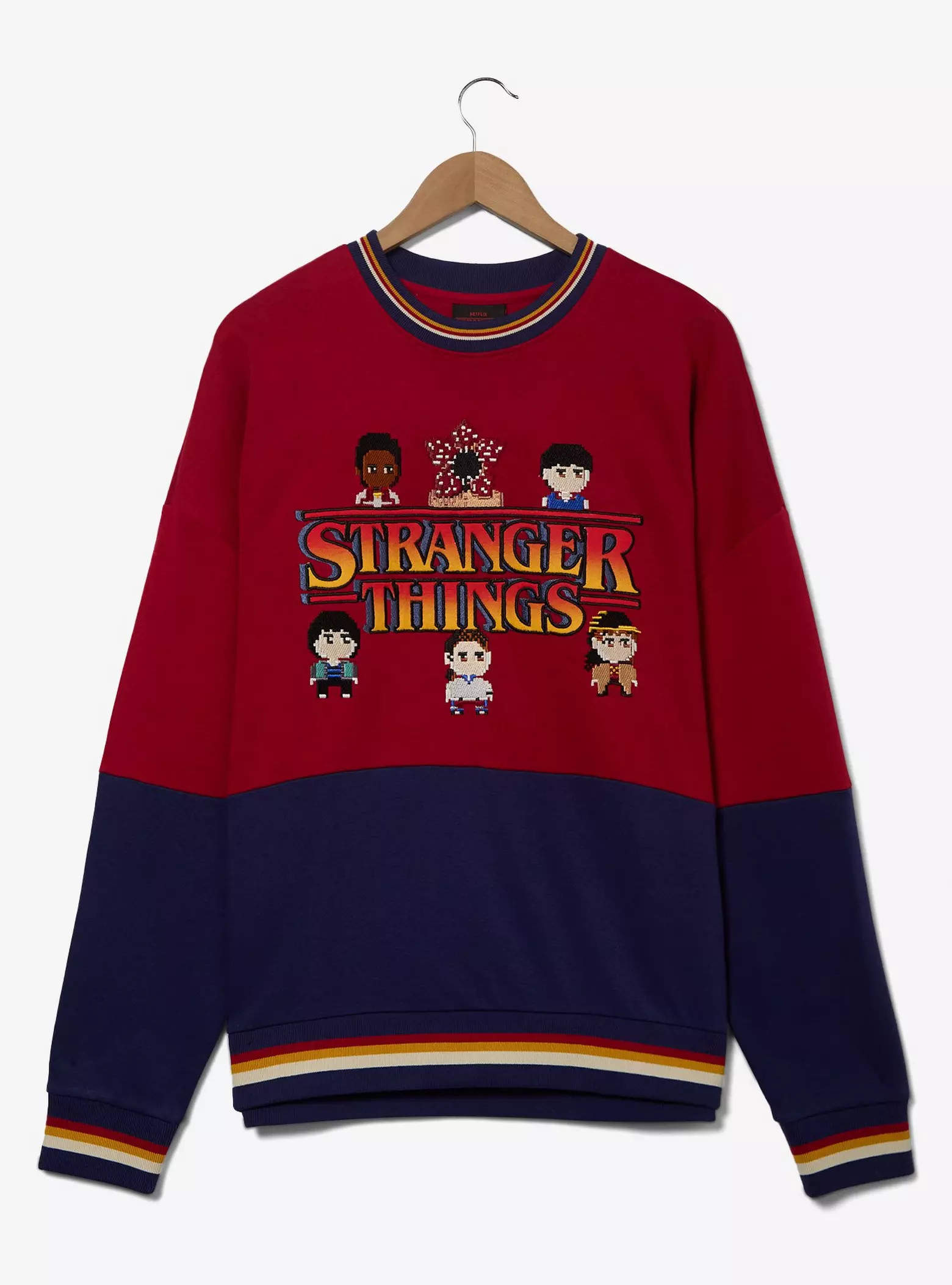 Stranger Things Chibi Panel Women's Crewneck — BoxLunch Exclusive | BoxLunch