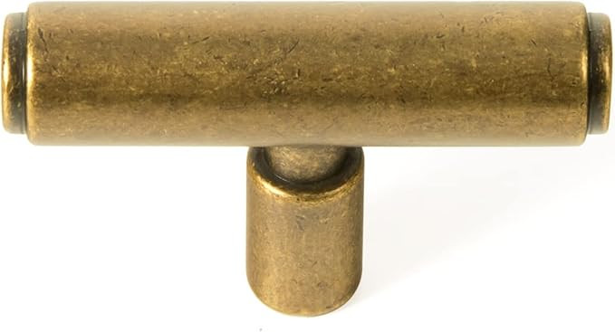 Goo-Ki 6 Pack Kitchen Cabinet Hardware Antique Brass Drawer Knobs - Retro Bar Single Hole Handles... | Amazon (US)