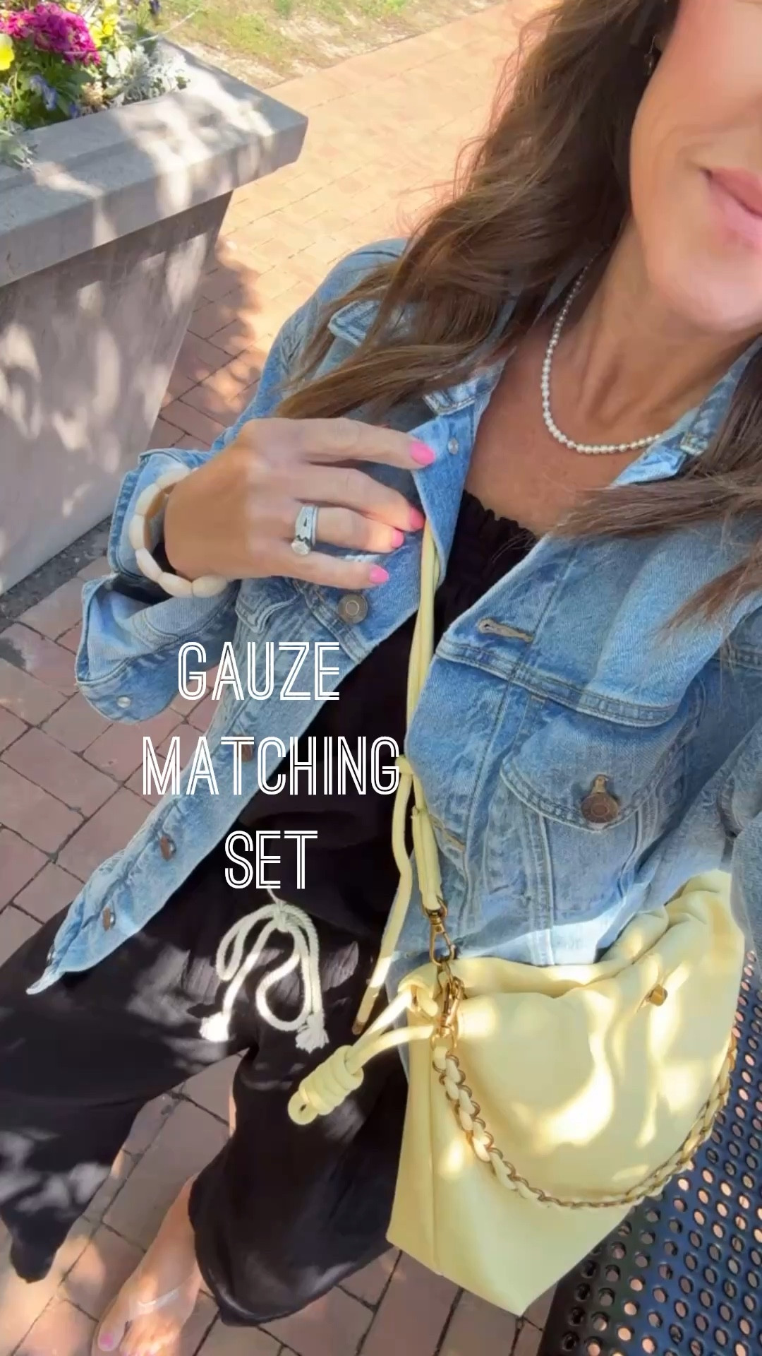 You might want more than one color. 
It’s chic, lightweight and so comfortable. 
XS top, XS petite pants. 
XS denim jacket 
Pearl necklace  on sale 

#LTKootd #LTKSeasonal #LTKOver40