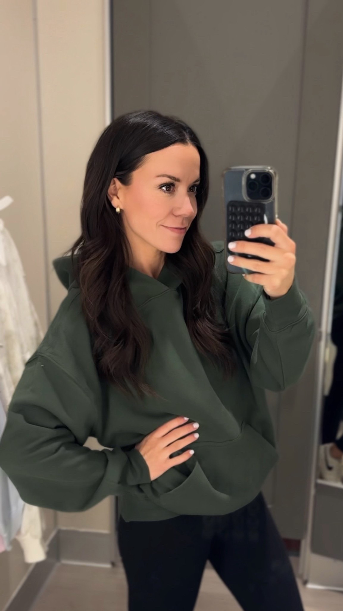 Hoodie weather is my favorite weather! 🥰🍂 The softest oversized hoodie! Love the band around the bottom to help keep its shape a little. I’m wearing a size medium here but I bought a small! 

#LTKSeasonal