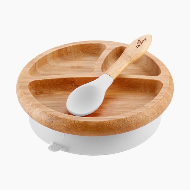 Bamboo Suction Baby Plate + Spoon | Babylist