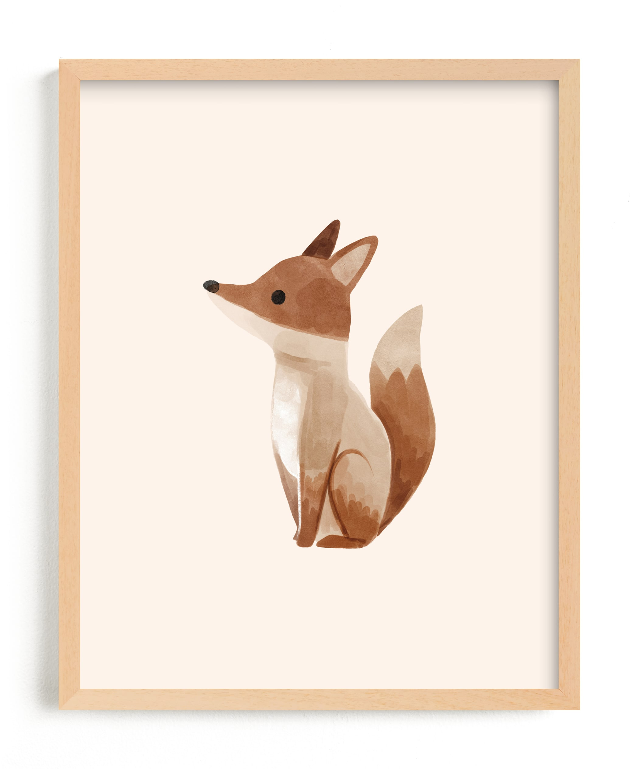 "Baby Fox" - Painting Limited Edition Art Print by Vivian Yiwing. | Minted