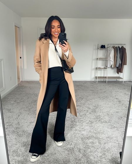 Code NENAXSPANX to save on pants! Size Small Tall split hem pants, small off white zip up sweater, Small tan coat 







Casual outfit
Errands outfit
Travel outfit
Airport outfit
How to style split hem pants 

#LTKstyletip #LTKunder100 #LTKtravel