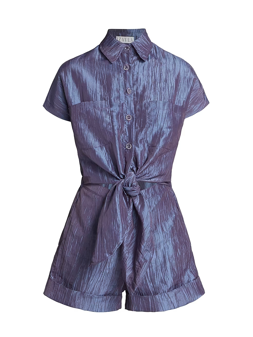 IZAYLA Tie Front Playsuit | Saks Fifth Avenue