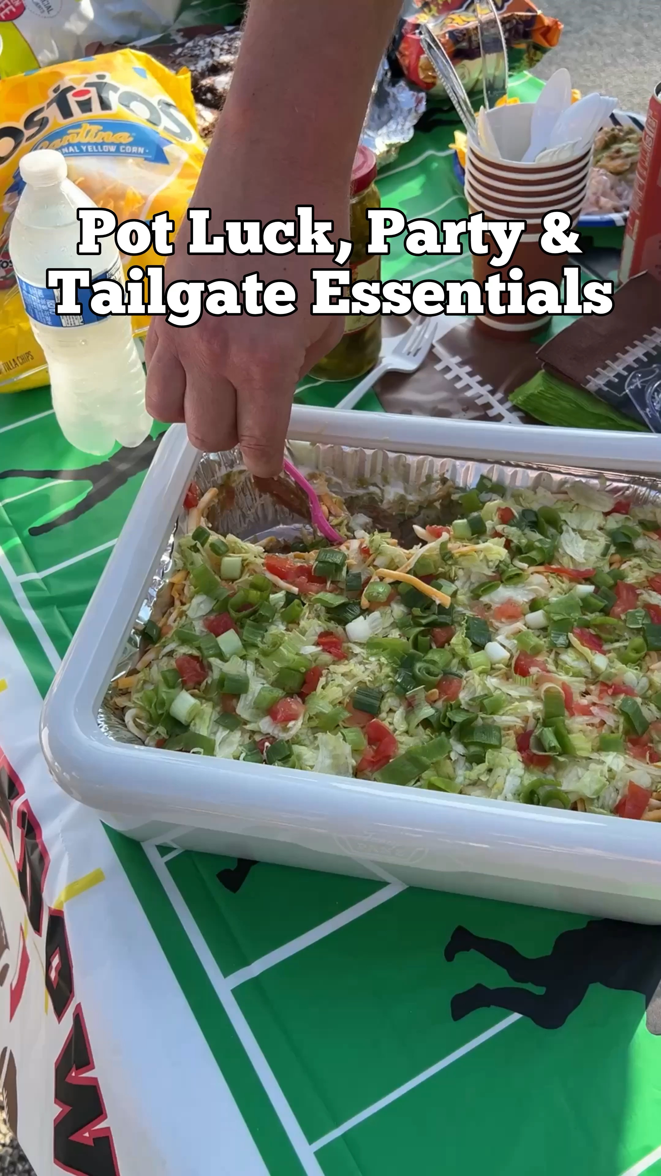 Party food pan and single use pan refills. Present your shared dish with simple style and use the pan practically as a way to transport your dish safely to the event and then store leftovers afterwards!

#LTKxPrimeDay #LTKVideo #LTKParties