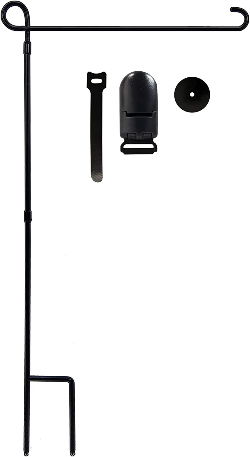 YEAHOME Garden Flag Holder Stand, Premium Yard Flag Holder Weather-Proof Metal Powder-Coated Flag... | Amazon (US)