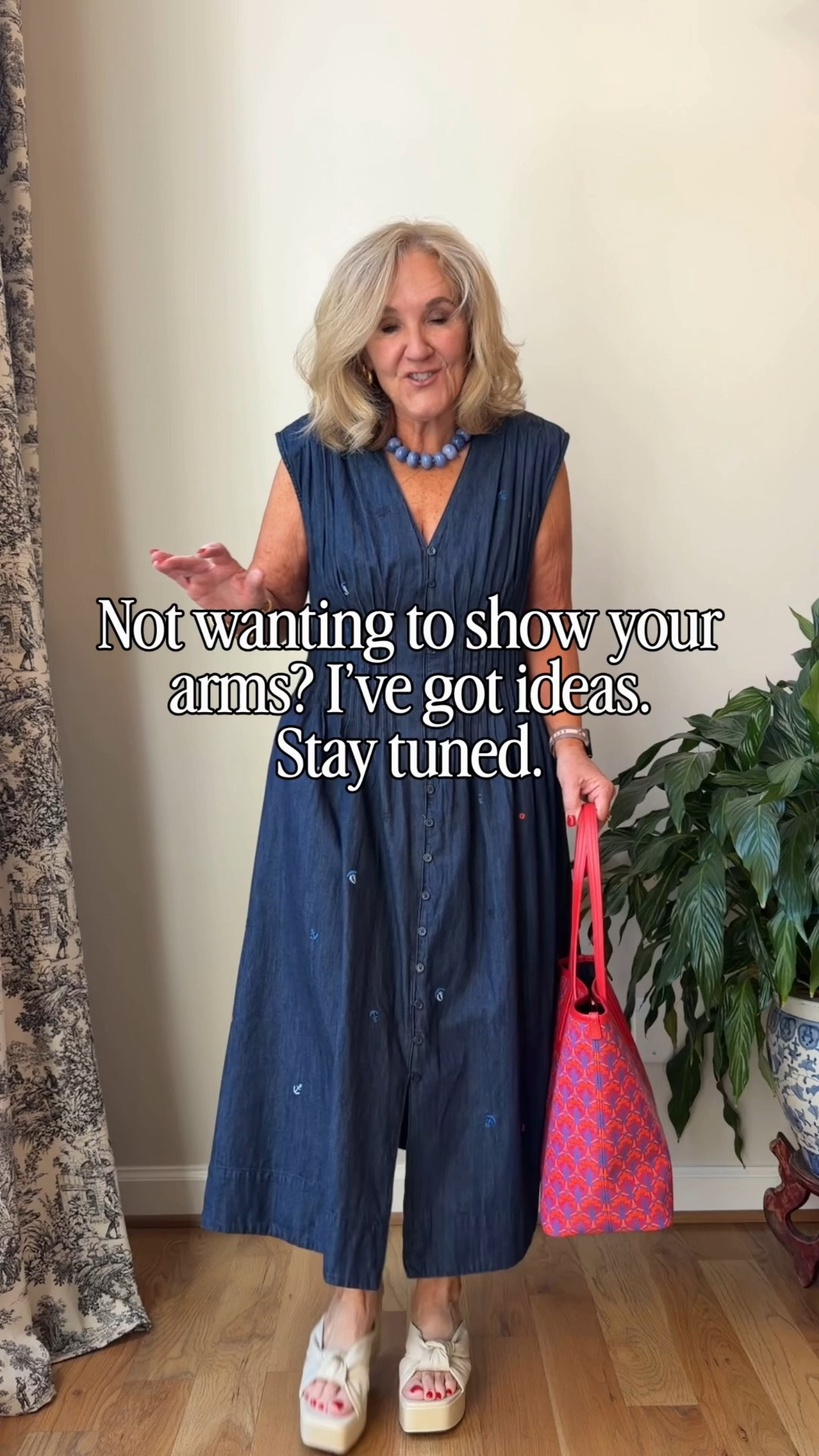 Wearing a medium in all 
Listen, ain’t nobody looking at your arms. But hey, if you’re not ready, here’s a few ideas. And mostly from Walmart! 

Work outfit 4th of July dress

#LTKOver40 #LTKSeasonal #LTKootd